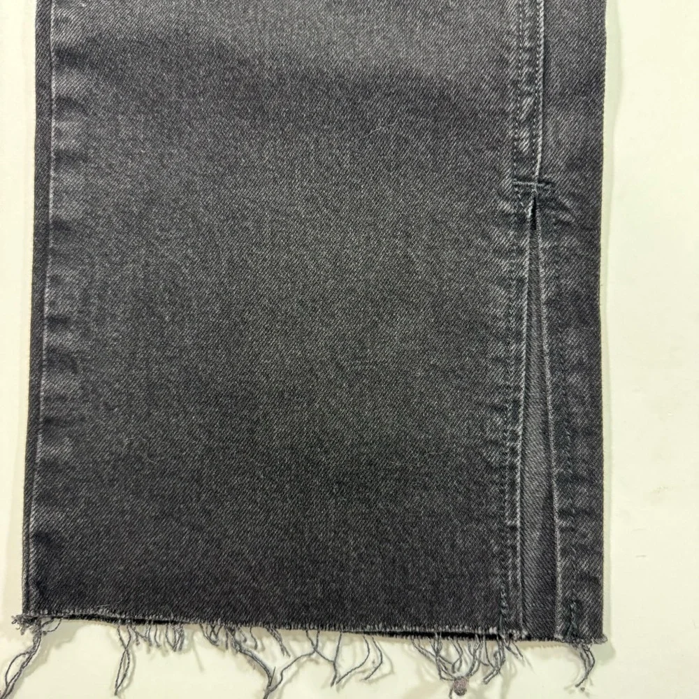 Good American Jeans Good Icon Black Split Hem